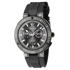 Versace V Extreme Chronograph Black Tone Dial Black Rubber Strap Watch for Men - VCN020017 Authentic Buy Shop Now