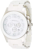 Marc Jacobs Pelly White Dial White Silicone Strap Watch for Women - MBM2565 Authentic Buy Shop Now