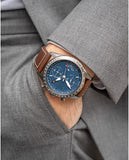Hugo Boss Pilot Edition Blue Dial Brown Leather Strap Watch for Men - 1513852 Authentic Buy Shop Now