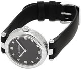 Gucci Diamantissima Diamonds Black Dial Black Leather Strap Watch For Women - YA141403 Authentic Buy Shop Now