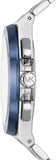 Michael Kors Lennox Chronograph Blue Dial Silver Steel Strap Watch For Men - MK8938 Authentic Buy Shop Now