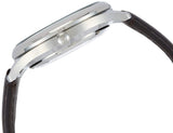Emporio Armani Meccanico White Dial Brown Leather Strap Watch For Men - AR1946 Authentic Buy Shop Now