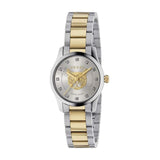 Gucci G Timeless Quartz Diamonds Silver Dial Two Tone Steel Strap Watch For Women - YA1265016 Authentic Buy Shop Now