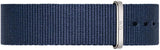 Daniel Wellington Classic Bayswater White Dial Blue NATO Strap Watch For Men - DW00100276 Authentic Buy Shop Now