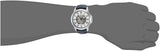 Fossil Grant Automatic Skeleton Silver Dial Blue Leather Strap Watch for Men - ME3111 Authentic Buy Shop Now