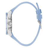 Guess Athena Active Life Clear White Dial Blue Rubber Strap Watch for Women - GW0409L1 Authentic Buy Shop Now