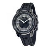 Maserati SFIDA Black Dial Black Rubber Strap Watch For Men - R8851123004 Authentic Buy Shop Now