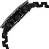 Emporio Armani Diver Chronograph Quartz Green Dial Black Silicon Strap Watch For Men - AR11463 Authentic Buy Shop Now