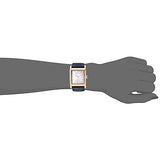 Movado Heritage Mother of Pearl White Dial Blue Leather Strap Watch For Women - 3650052 Authentic Buy Shop Now