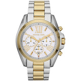 Michael Kors Bradshaw Silver Dial Two Tone Steel Strap Watch for Women - MK5627 Authentic Buy Shop Now