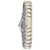 Bulova Classic White Dial Two Tone Steel Strap Watch for Women - 98T84 Authentic Buy Shop Now