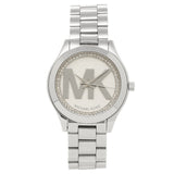 Michael Kors Mini Slim Runway Silver Dial Silver Steel Strap Watch for Women - MK3548 Authentic Buy Shop Now