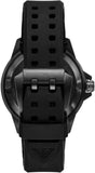 Emporio Armani Sea Explorer Automatic Yellow Dial Black Silicone Strap Watch For Men - AR60085 Authentic Buy Shop Now