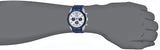 Guess Caliber Chronograph White Dial Blue Rubber Strap Watch for Men - W0864G6 Authentic Buy Shop Now