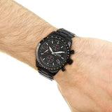 Hugo Boss Aero Black Dial Black Steel Strap Watch for Men - 1513771 Authentic Buy Shop Now