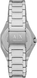 Armani Exchange Hampton Chronograph Blue Dial Silver Steel Strap Watch For Men - AX2178 Authentic Buy Shop Now