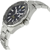 Tag Heuer Aquaracer Black Dial Silver Steel Strap Strap Watch for Men - WAY201A.BA0927 Authentic Buy Shop Now