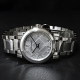 Burberry The City Silver Dial Silver Steel Strap Watch for Women - BU9213 Authentic Buy Shop Now