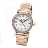 Coach Madison White Dial Rose Gold Steel Strap Watch for Women - 14502398 Authentic Buy Shop Now