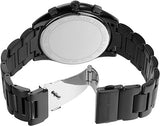 Michael Kors Langford Chronograph Black Dial Black Steel Strap Watch For Men - MK8993 Authentic Buy Shop Now