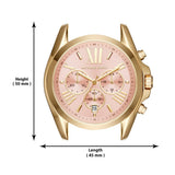 Michael Kors Bradshaw Gold Dial Two Tone Steel Strap Watch for Women - MK6359 Authentic Buy Shop Now