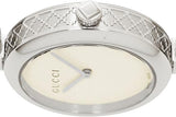 Gucci Diamantissima Quartz White Dial Silver Steel Strap Watch For Women - YA141402 Authentic Buy Shop Now