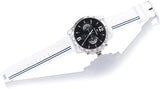 Tommy Hilfiger Multifunction Black Dial White Rubber Strap Watch for Men - 1791475 Authentic Buy Shop Now