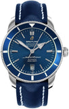 Breitling Superocean Heritage II Calibre B20 42mm Blue Leather Strap Mens Watch - AB202016 Authentic Buy Shop Now