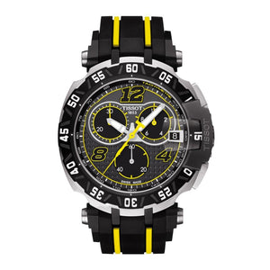 Tissot T Race Thomas Luthi Chronograph Grey Dial Black Rubber Strap Watch For Men - T092.417.27.067.00 Authentic Buy Shop Now