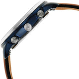 Fossil Neutra Chronograph Blue Dial Brown Leather Strap Watch for Men - FS5791 Authentic Buy Shop Now