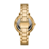 Michael Kors Pyper Three-Hand Black Dial Gold Steel Strap Watch For Women - MK4593 Authentic Buy Shop Now