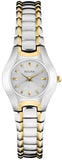 Bulova Classic White Dial Two Tone Steel Strap Watch for Women - 98T84 Authentic Buy Shop Now