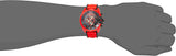 Diesel Mega Chief Chronograph Black Dial Red Rubber Strap Watch For Men - DZ4526 Authentic Buy Shop Now