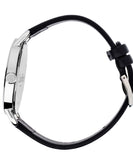 Calvin Klein Even Silver Black Leather Strap Watch for Women - K7B231C6 Authentic Buy Shop Now