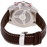 Tissot PRS 516 Chronograph Blue Dial Brown Leather Strap Watch For Men - T100.417.16.041.00 Authentic Buy Shop Now