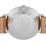 Coach Charles Black Dial Brown Leather Strap Watch for Men - 14602155 Authentic Buy Shop Now