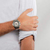Maserati Successo Chronograph Silver Dial Silver Steel Strap Watch For Men - R8873621004 Authentic Buy Shop Now