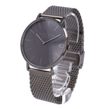 Coach Charles Black Dial Grey Mesh Bracelet Watch for Men - 14602145 Authentic Buy Shop Now