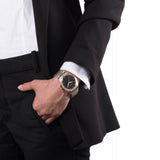 Gucci G Timeless Black Dial Two Tone Steel Strap Watch For Men - YA126410 Authentic Buy Shop Now