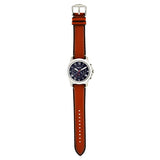 Fossil Grant Chronograph Blue Dial Brown Leather Strap Watch for Men - FS5210 Authentic Buy Shop Now