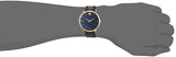 Movado Ultra Slim Blue Dial Brown Leather Strap Watch For Men - 0607088 Authentic Buy Shop Now