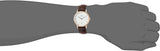 Daniel Wellington Dapper Bristol White Dial Brown Leather Strap Watch For Women - DW00100094 Authentic Buy Shop Now
