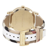 Burberry The City White Dial White Leather Strap Watch for Women - BU9015 Authentic Buy Shop Now
