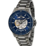 Maserati SFIDA Automatic Blue Dial Silver Steel Strap Watch For Men - R8823140001 Authentic Buy Shop Now