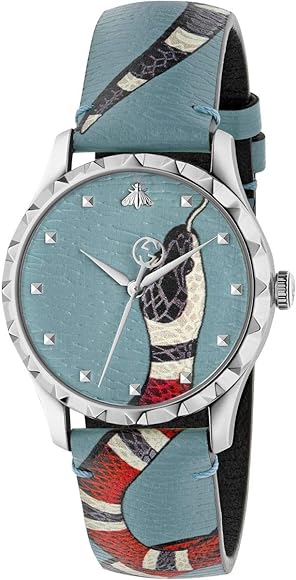 Gucci G Timeless Quartz Blue Dial Blue Leather Strap Watch For Men - YA1264080 Authentic Buy Shop Now