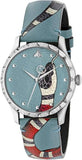 Gucci G Timeless Quartz Blue Dial Blue Leather Strap Watch For Men - YA1264080 Authentic Buy Shop Now