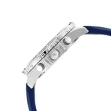 Fossil Garrett Chronograph Blue Dial Blue Rubber Strap Watch for Men - FS5709 Authentic Buy Shop Now