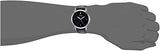 Fossil The Minimalist Carbon Series Black Dial Black Leather Strap Watch for Men - FS5497 Authentic Buy Shop Now