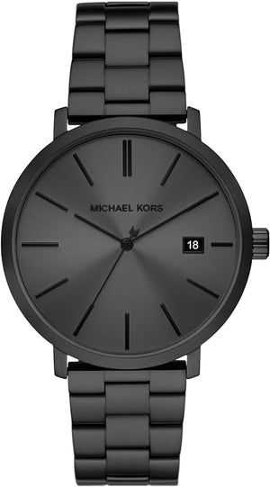 Michael Kors Blake Three-Hand Black Dial Black Steel Strap Watch for Men - MK9135 Authentic Buy Shop Now
