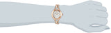 Emporio Armani Chiara Analog White Dial Rose Gold Steel Strap Watch For Women - AR7329 Authentic Buy Shop Now